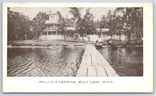 Cartolina antica michigan lago - cartolina,