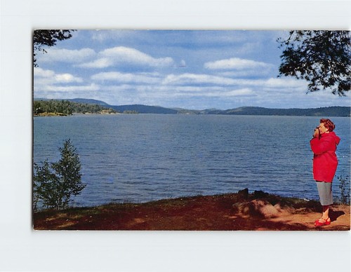 Cartolina little wolf lake - cartolina,