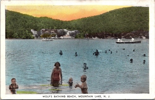 Wolf bathing beach mountain - wolf's, beach,