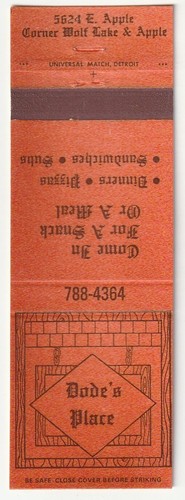 Copertina matchbook bode s - copertina,