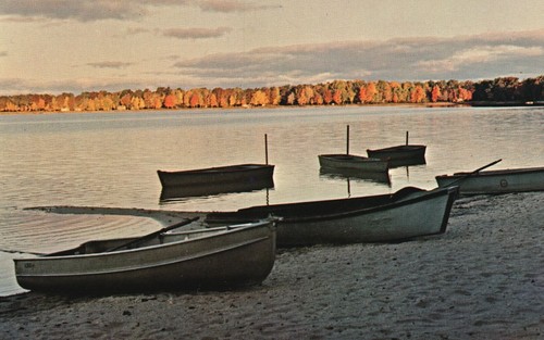 Sunrise over wolf lake - over,